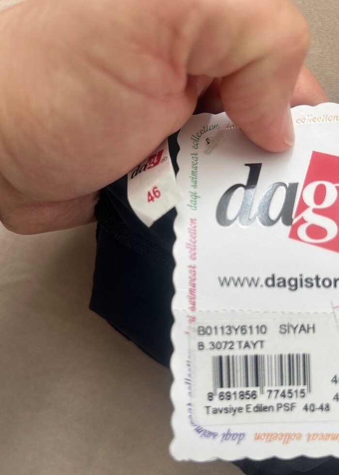 Dagi 46 beden dizaltı mayo tayt - Görsel 5