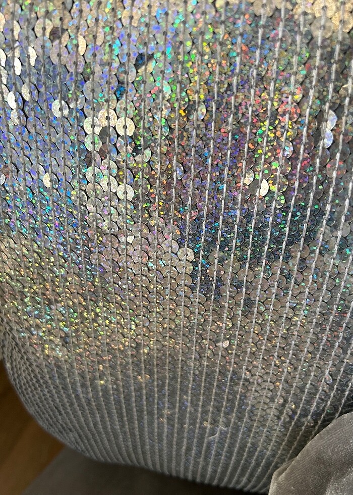 Payetli kırlent - Görsel 3