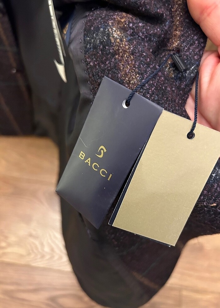 Etiketi üstünde kaşe blaZer ceket - Görsel 4