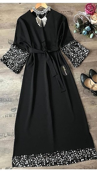 140 cm duble krep kumaş elbise