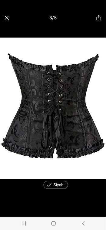 Zara Gotik büstiyer korse