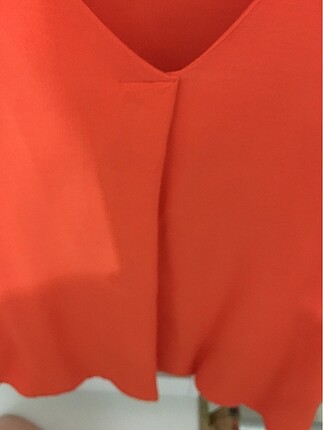 l Beden turuncu Renk Turuncu bluz