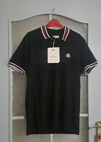 Moncler Siyah Polo Tisort Orijinal