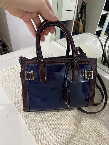 Nine west lacivert çanta