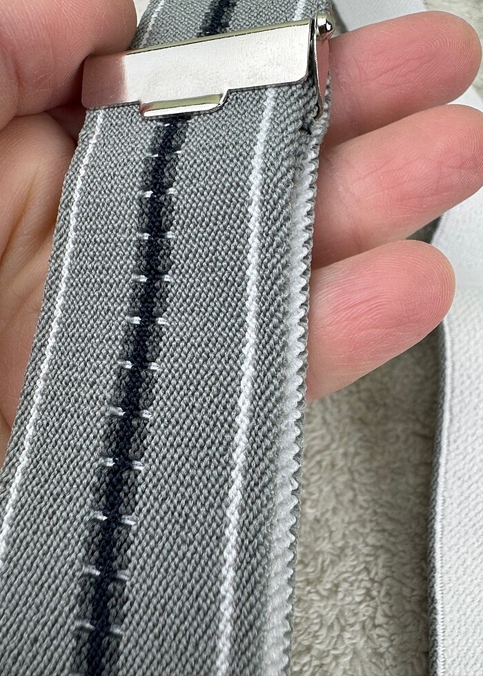 Ayarlanabilir lastikli pantolon askısı - Görsel 4