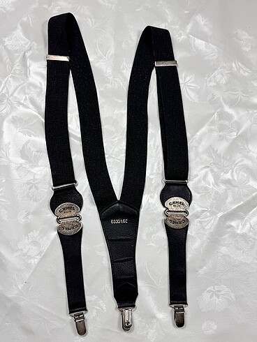 Camel Belts ayarlanabilir derili pantolon askısı