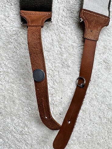 Extra Stark deri detaylı pantolon askısı - Görsel 3