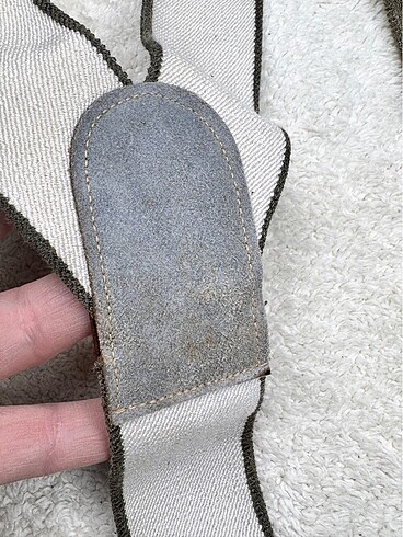 Extra Stark deri detaylı pantolon askısı - Görsel 5