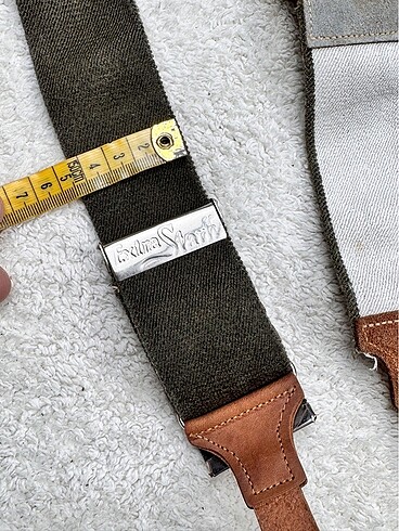 Extra Stark deri detaylı pantolon askısı - Görsel 4