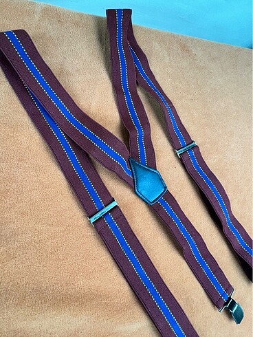 Çizgili ayarlanabilir pantolon askısı - Görsel 4