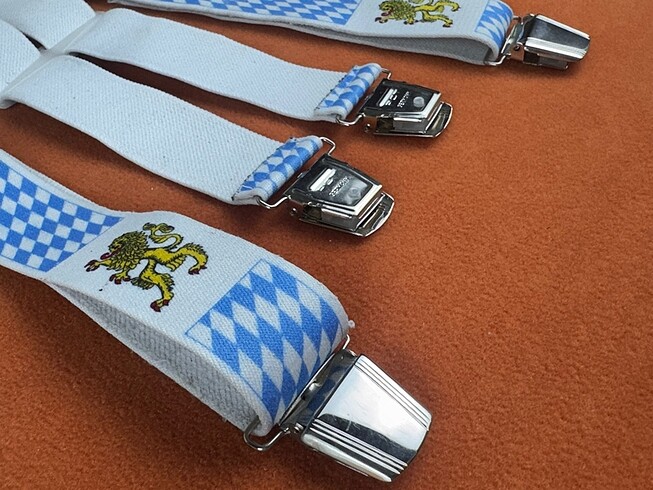 Amerikan aslan temalı pantolon askısı - Görsel 2