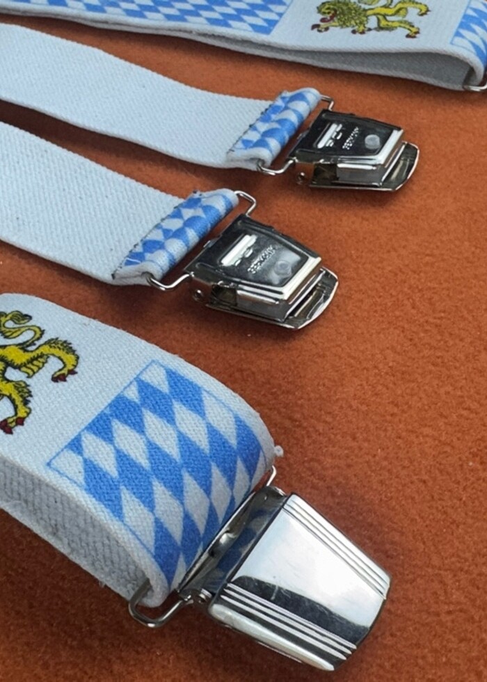 Amerikan aslan temalı pantolon askısı - Görsel 2