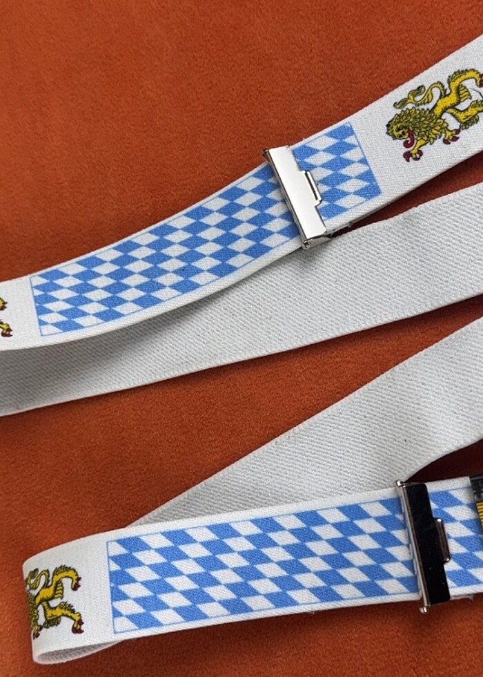 Amerikan aslan temalı pantolon askısı - Görsel 4