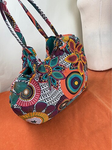 Beden Bonprix vintage desenli kol çantası