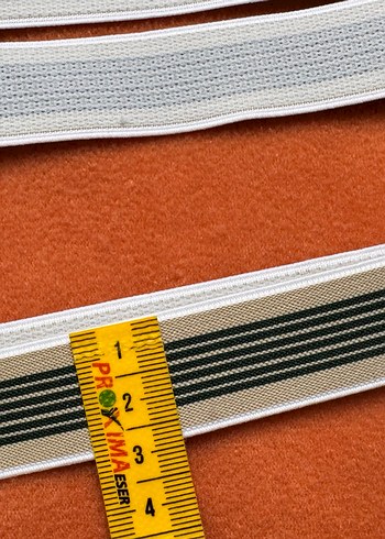 Çizgili Elastik pantolon askısı - Görsel 3