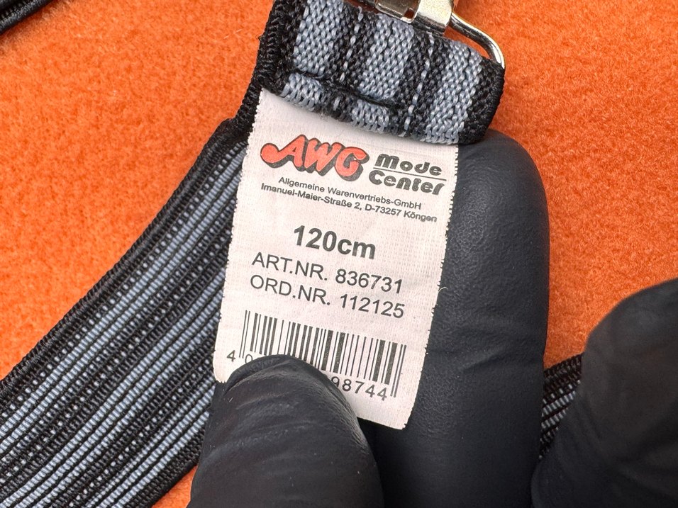 AWG Gri Erkek Pantolon Askısı - Görsel 3