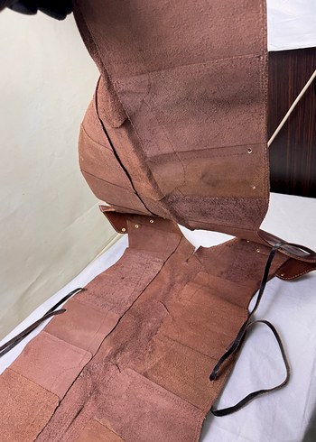 Ortaçağ viking Deri Yelek zırh kostüm - Görsel 4