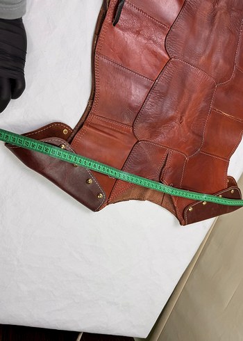 Ortaçağ viking Deri Yelek zırh kostüm - Görsel 8