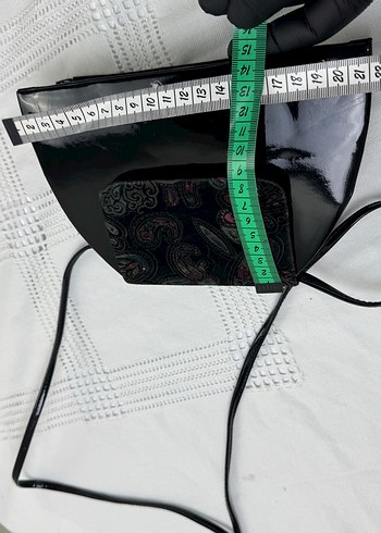 Vintage rugan askılı portföy çanta - Görsel 5