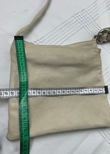 Salamander püsküllü deri omuz çantası - Görsel 5