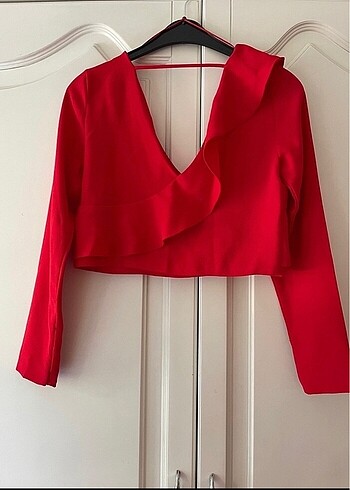 Zara Zara crop bluz