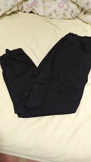 Beli lastikli kargo pantalon 