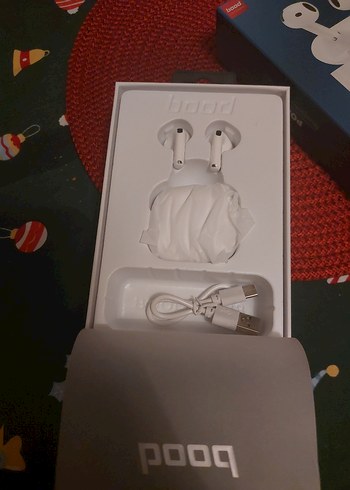 PODS4 Kablosuz Kulaklık Beyaz - Görsel 4