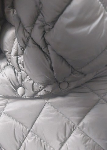 yeşil Kapitone Fermuarlı Kadın Mont - Görsel 6