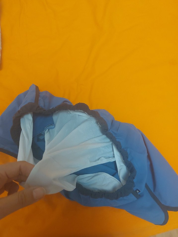 Erkek Mavi Kemerli Deniz Şort - Görsel 3