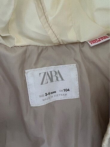 4 Yaş Beden Zara mont