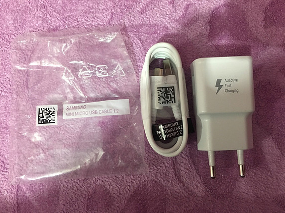 diğer Beden Samsung orjinal micro usb girişli hızlı şarj destekli sarj seti