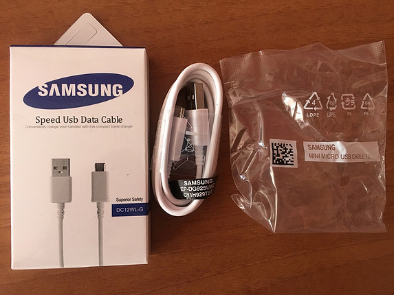 Samsung orjinal hızlı şarj destekli S serisi micro usb şarj kabl