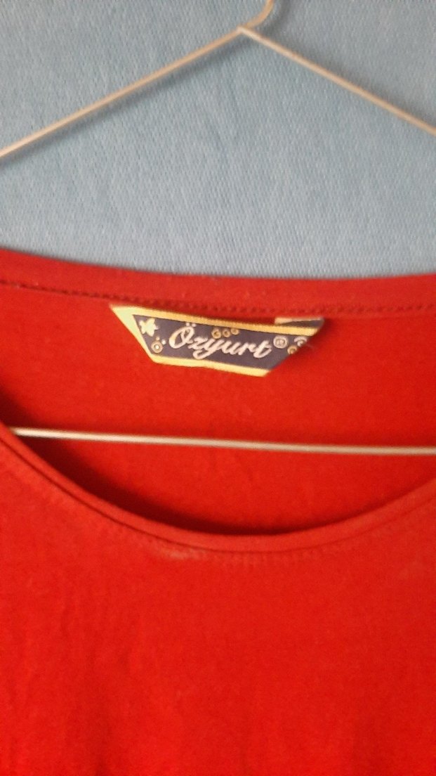 Kırmızı Uzun Kollu Bluz - Görsel 2