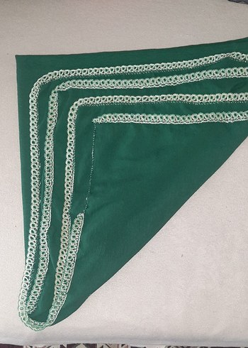 Boncuk oyalı yazma - Görsel 3