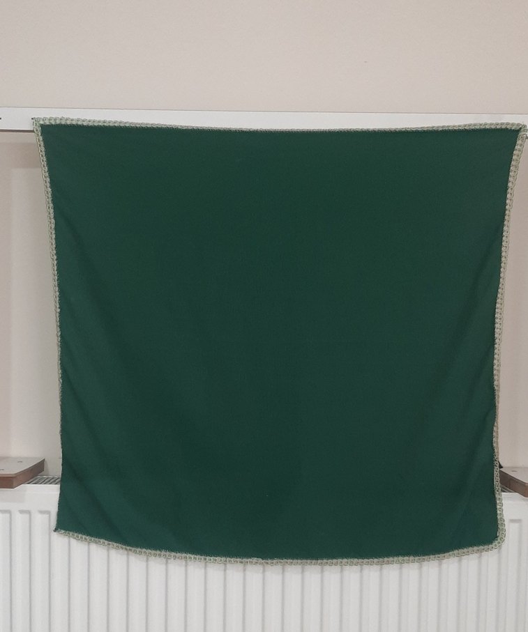 Boncuk oyalı yazma - Görsel 5