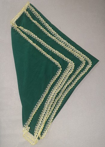 Boncuk oyalı yazma - Görsel 3