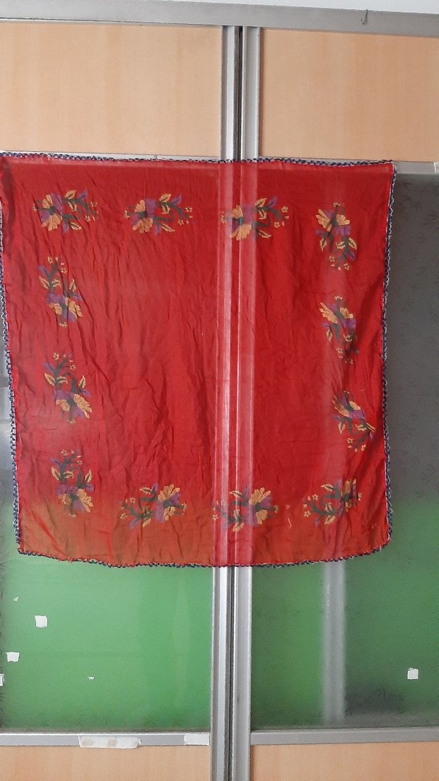 Çiçek Desenli Çok Renkli Boncuk oyalı yazma - Görsel 5