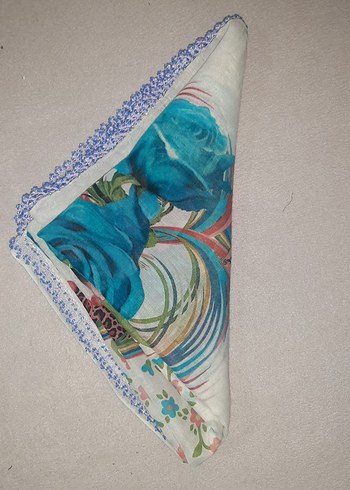 Boncuk oyalı yazma - Görsel 3