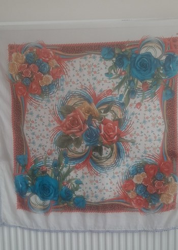 Boncuk oyalı yazma - Görsel 7