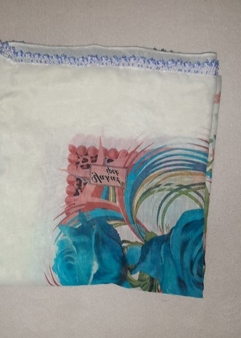 Boncuk oyalı yazma - Görsel 2