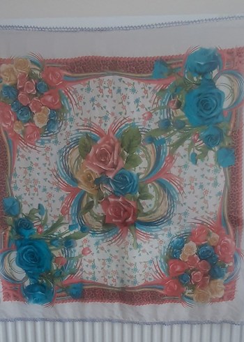 Boncuk oyalı yazma - Görsel 5