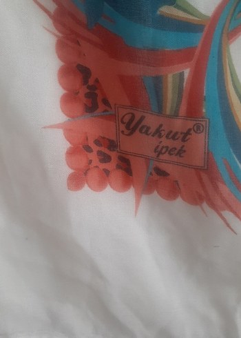 Boncuk oyalı yazma - Görsel 8