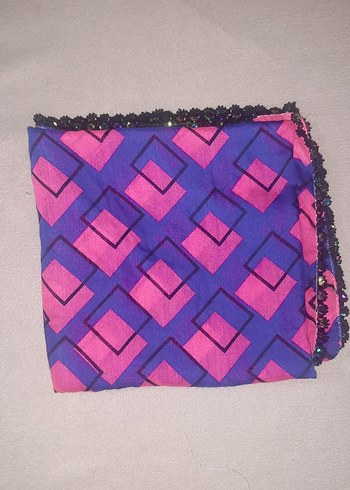 Renkli Fırfırlı Kadın Fular - Görsel 2