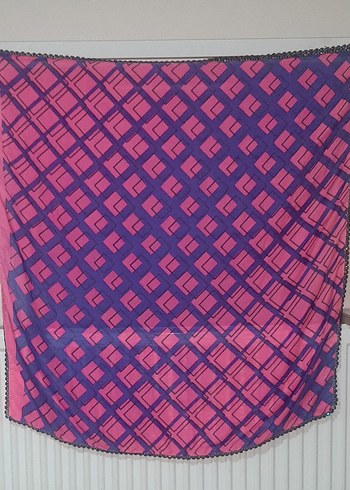 Renkli Fırfırlı Kadın Fular - Görsel 6