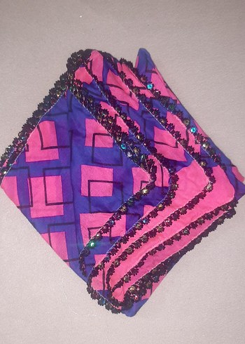 Renkli Fırfırlı Kadın Fular - Görsel 3