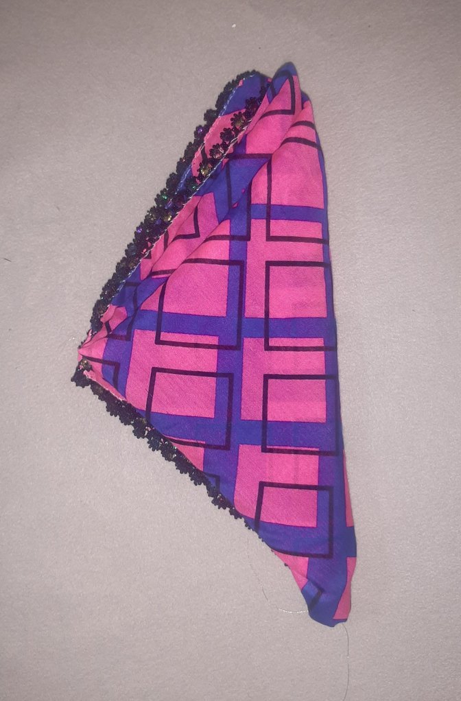 Renkli Fırfırlı Kadın Fular - Görsel 4