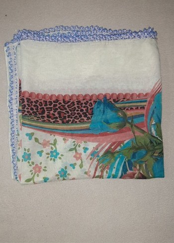 Çok Renkli Bohem Kadın Şal - Görsel 8