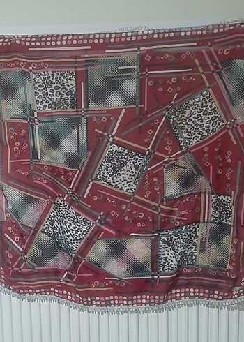 Boncuklu Çok Renkli Bohem Kadın Fuları - Görsel 10