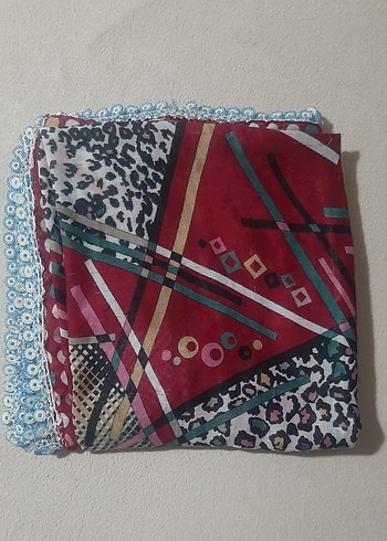 Boncuklu Çok Renkli Bohem Kadın Fuları - Görsel 3