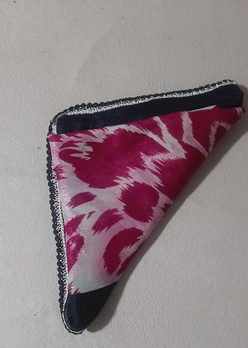 Kadın Pliseli Çok Renkli Bohem Fular - Görsel 4